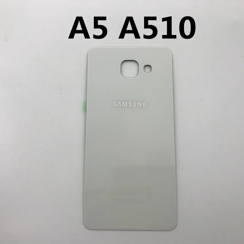 A510 white Для samsung Galaxy A3 A310 A5 A510 A7 A710 задняя крышка батарейный чехол 3D стекло задняя крышка корпус крышка задняя дверь чехол Замена - Цвет: A510 white