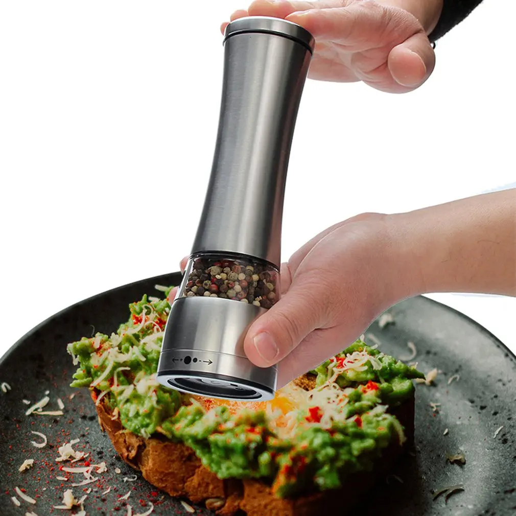 High-End Home Electric Pepper Mill Western Restaurant Grinder Electric Grinder Pepper Mill Pepper Grinder Drop Shipping Sale