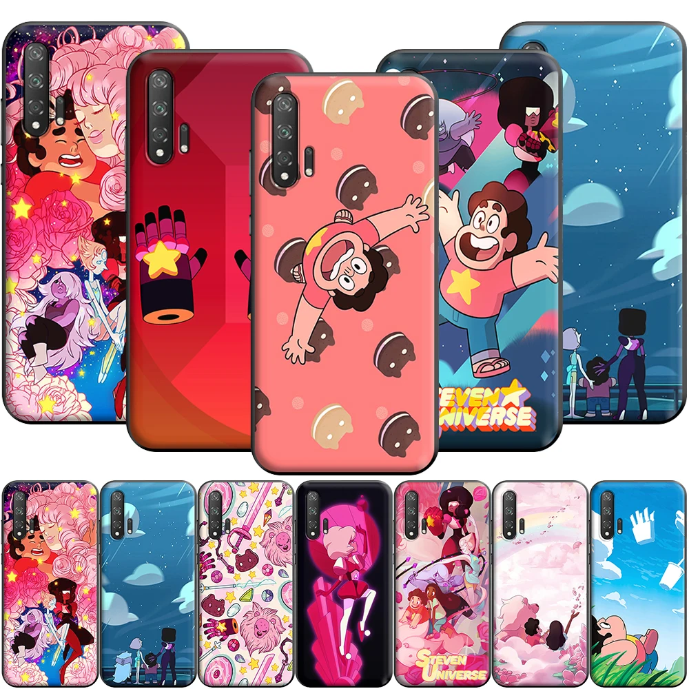 Силиконовый чехол Steven Universe для Huawei Honor V30 30 8 8A 8X 8C 9 9X 10 Note View 20 20S Pro Lite | Мобильные