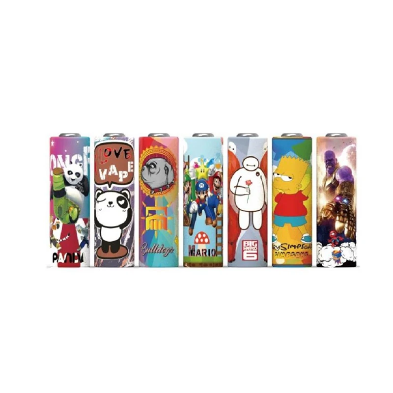 30PCS Pack 18650 20700 21700 Battery Heat Shrink Tube Wrap Cover Skin PVC Precut Sticker Shrinkable Sleeves Protect Insulation