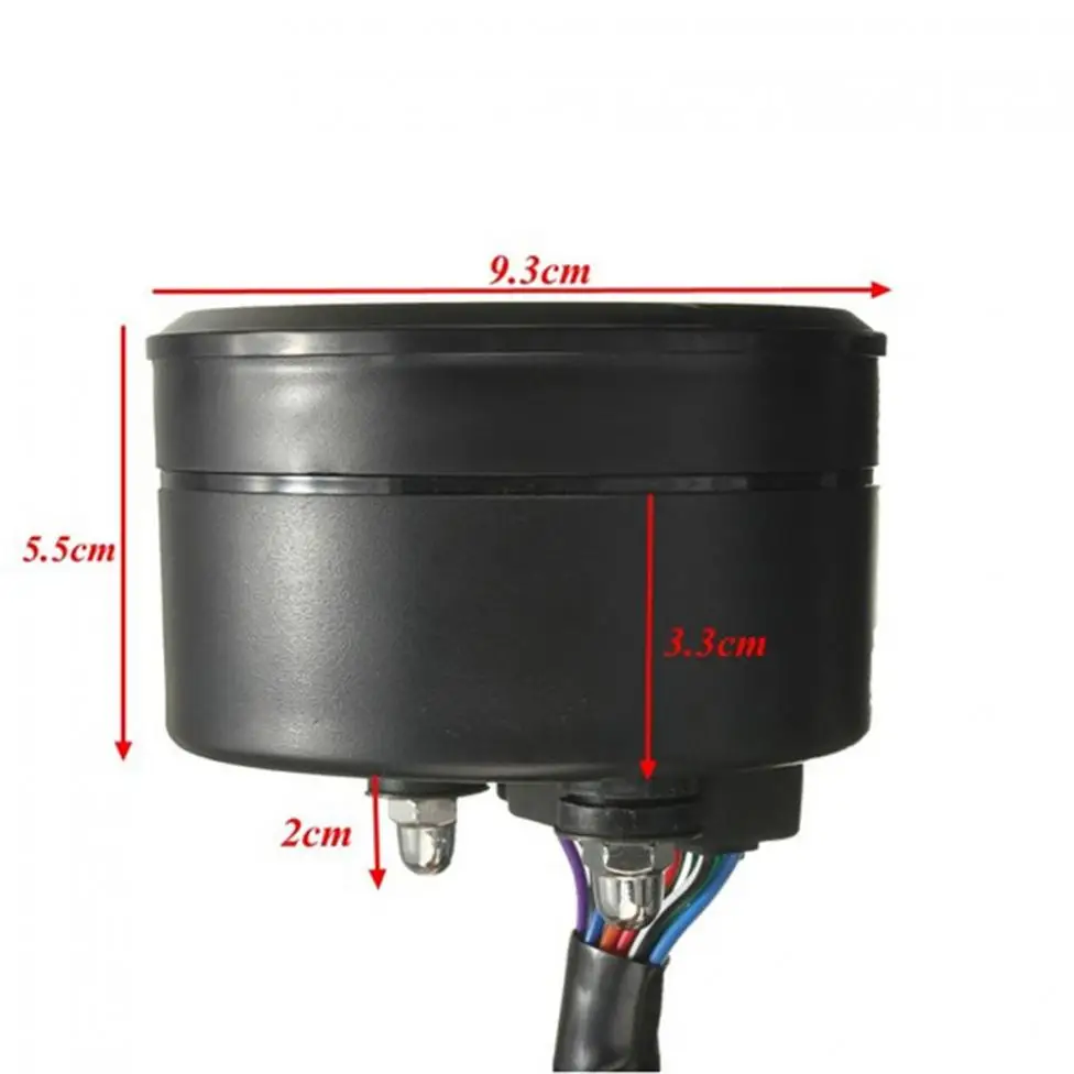 12000RMP lcd цифровой спидометр одометр мотоцикл 1-4 цилиндры