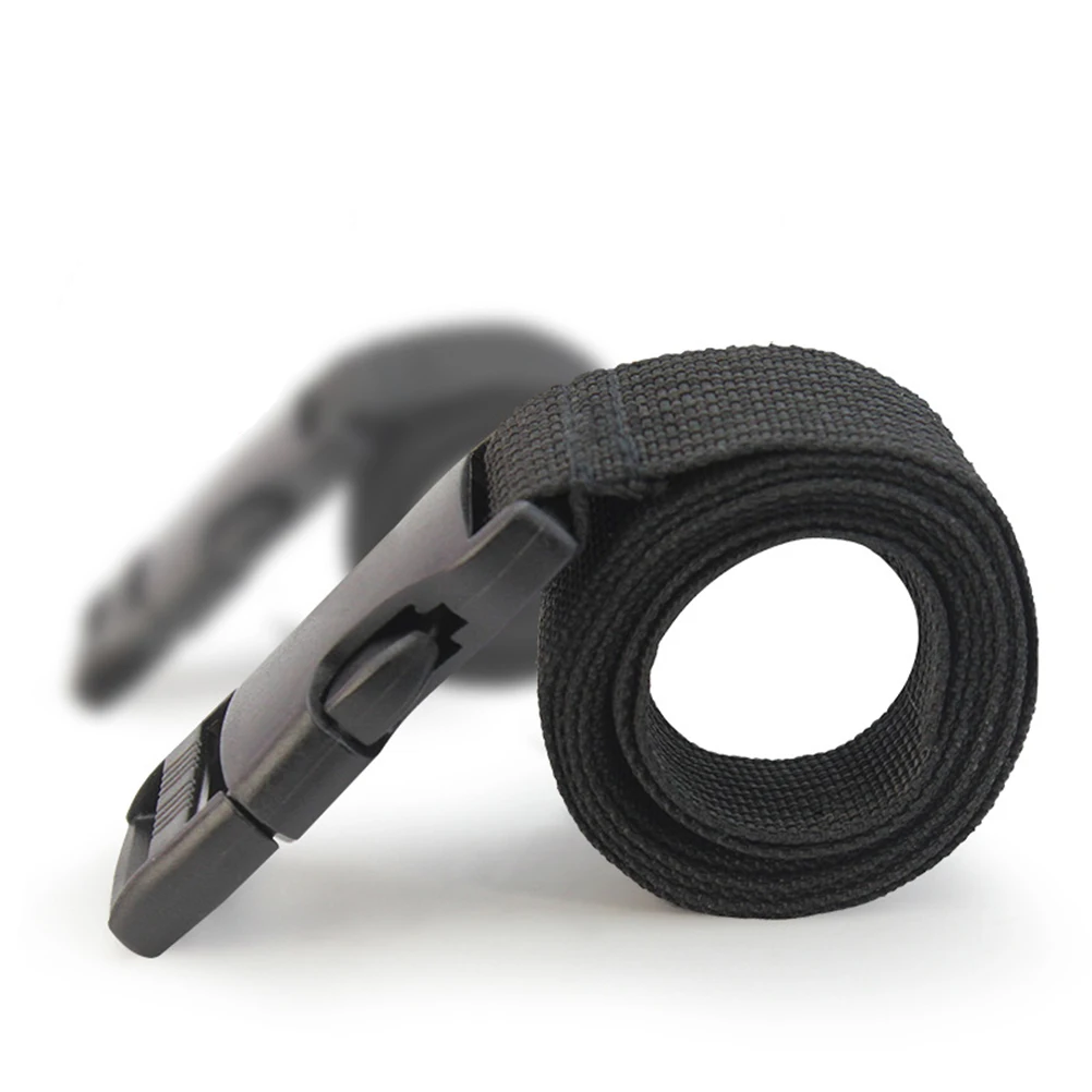 1.5m Practical Tie Down Strap Strong Ratchet Belt Suitcase Safety Strap Cargo Lashing With Press Bucket For Outdoor 3PCs