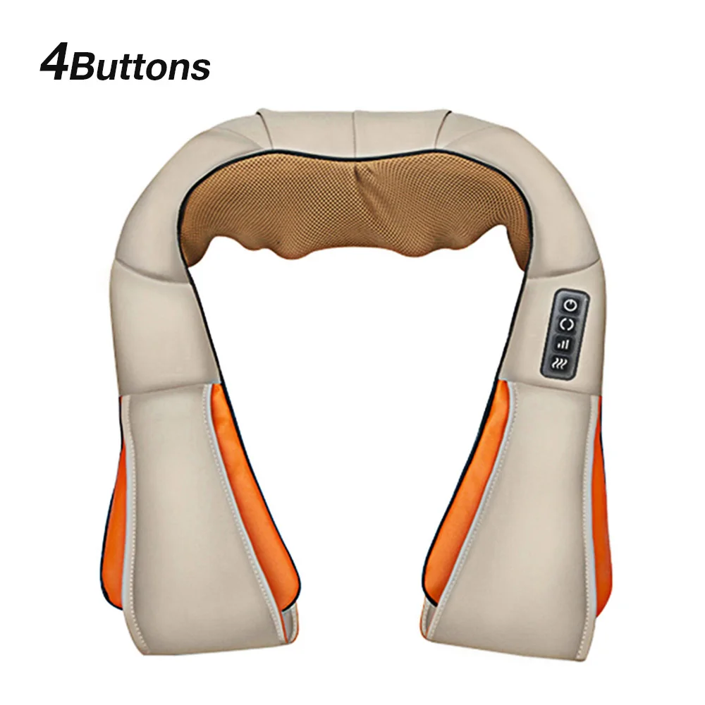 

Home Car U Shape Electrical Shiatsu Back Neck Shoulder Body Massager Infrared Heated Kneading Car/Home Massagem