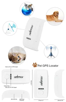 

Smart TK909 Pet GPS Tracker GPS GSM tracking Auto tracking Blind area tracking History-trace checking Real-time tracking locator