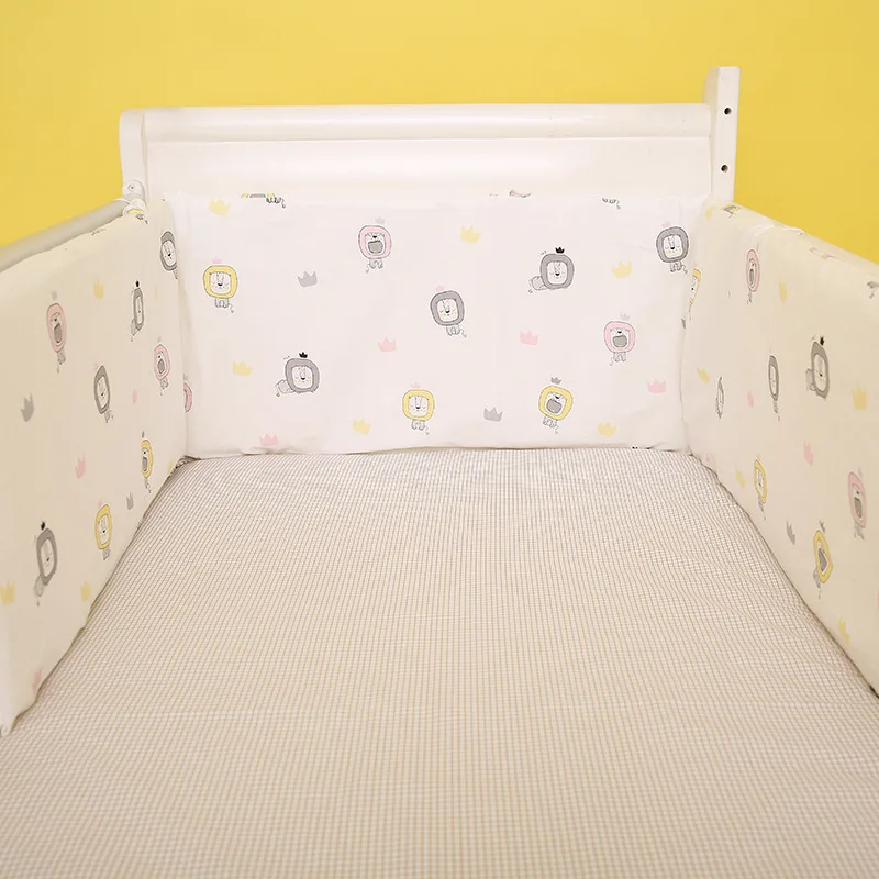 Бамперы для детской кроватки 180*30 см, детская кроватка для новорожденных, Детская Хлопковая кроватка, детские постельные принадлежности, бампер с рисунком для маленьких мальчиков и девочек