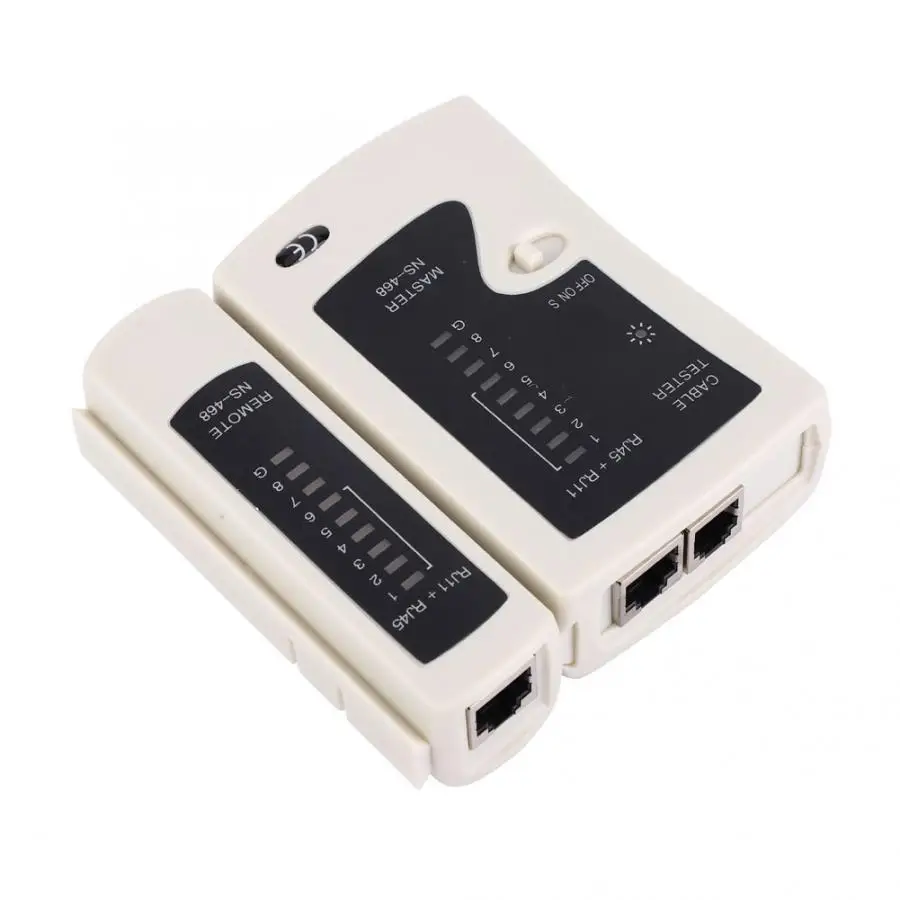 Тестер сетевого кабеля RJ45 RJ11 RJ12 LAN Кабельный тестер провода сетевой инструмент автоматический контактный выключатель высокого качества