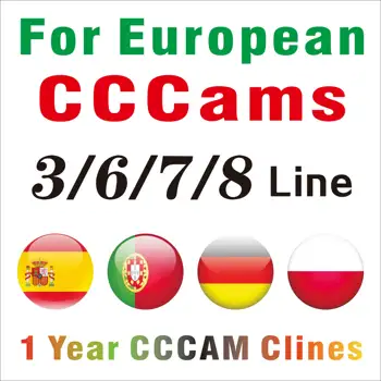 

2020 Europe 12 months new 3/6/7/8 clines cccam Satellite TV full HD very stable not include app
