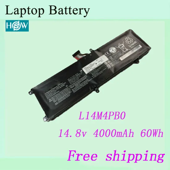 Абсолютно Новая батарея для ноутбука lenovo L14S4PB0 L14M4PB0 батарея