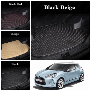 

Leather Car Trunk Mats for Citroen DS5 DS6 DS7 DS DS4S DS5LS DS3 DS4 Car Boot Liners Mats Custom Car Cargo Boot Protector Liners