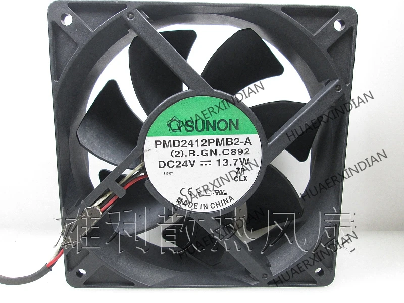 

Original NEW PMD2412PMB2-A DC24V 13.7W 12038 12CM Motor protection cooling Fan high quality