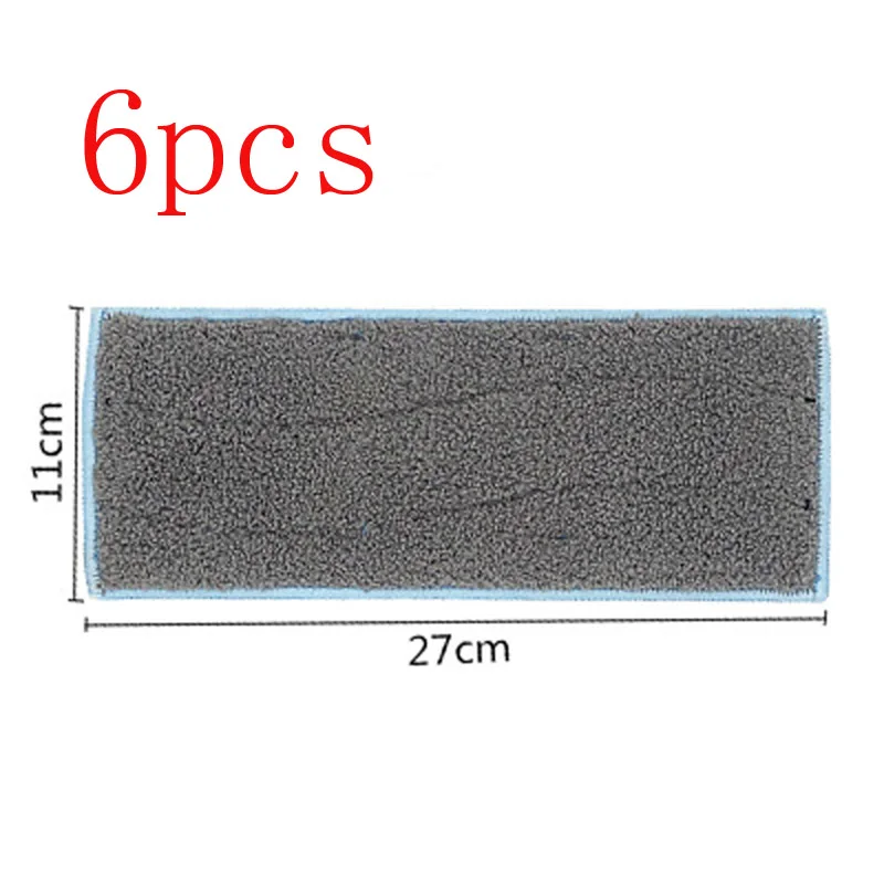 Микрофибра моющаяся влажная подметальная прокладка Швабра тряпки моющие прокладки для iRobot Braava M6 - Цвет: 6pcs