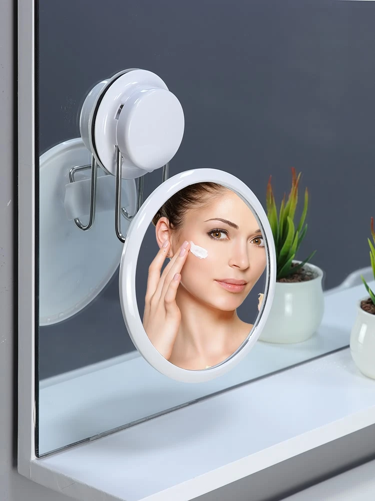 Nail Free dressing mirror 5 inch bathroom water proof magrify make up