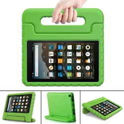 Crianças eva caso para amazon fire 8 2020 plus 2020/fogo 7 5th 7th 9th/hd 8 6th 8th anti queda tablet suporte capa