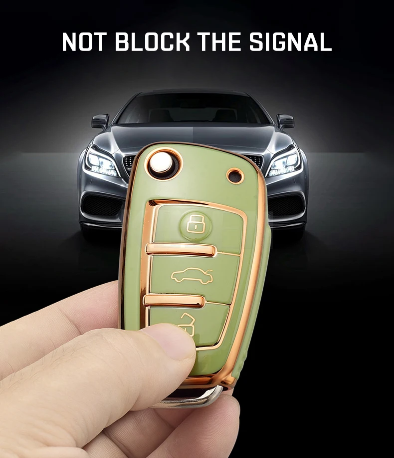 Custodia/cover per Chiave/telecomando Per Audi A1 A3 A4 A5 A6 A7 B6 B7 B8 Q2 Q3 Q5 Q7 C5 C6 8P 8V 8L R8 S4 S5 S6 Accessori - Hcdd36df2d24249c1beda4000f354cf93A