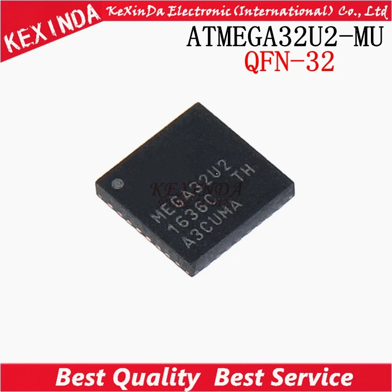 ATMEGA32U2-MU MEGA32U2-MU MEGA32U2 QFN-32 IC 5 шт./лот бесплатная доставка | Электронные компоненты и