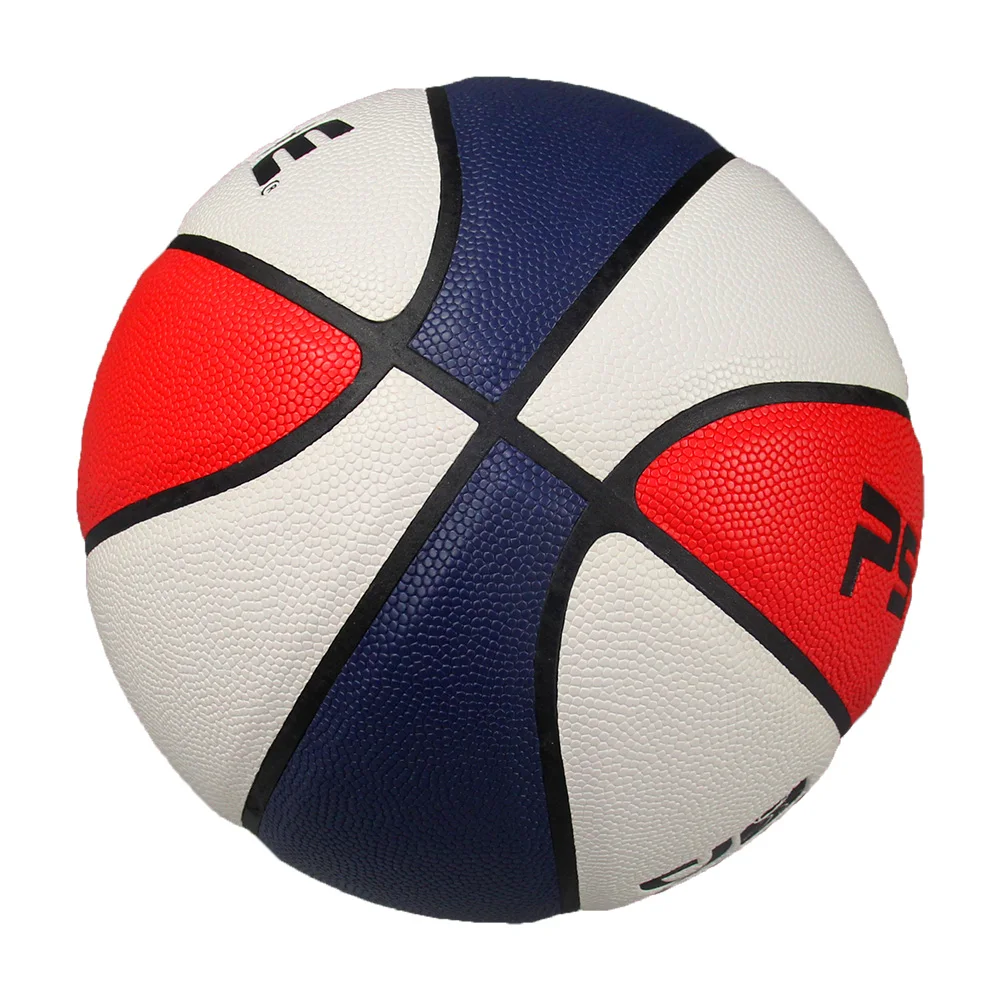 Red, white and blue moisture absorption 7th PU basketball Wholesale or retail NEW Brand Cheap GL7 Basketball Ball PU Material