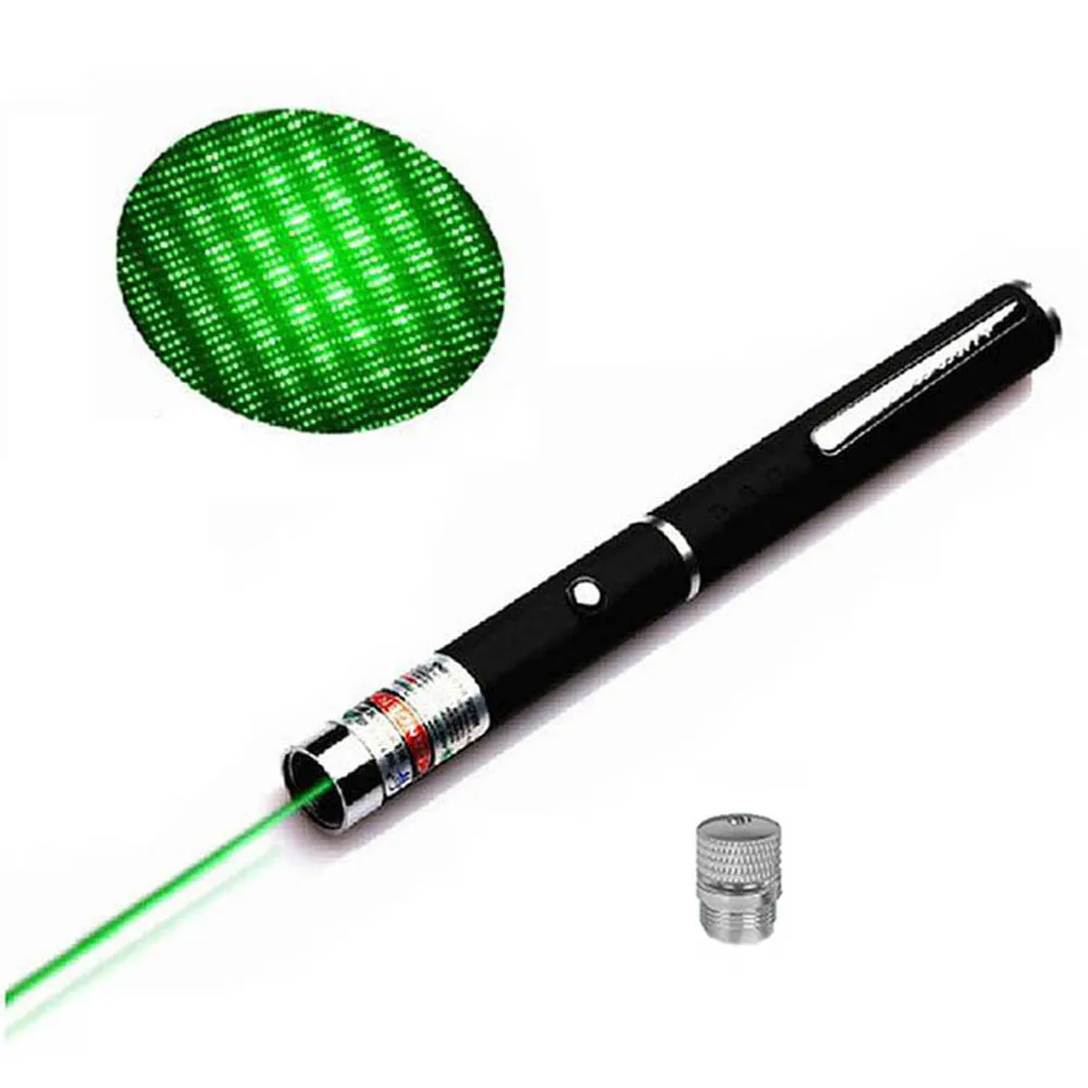 

2 in 1 Red Blue Green Laser Pointer With Star Cap High Power Lazer Sight Light Pen Powerful Laser Meter Tactical Pen