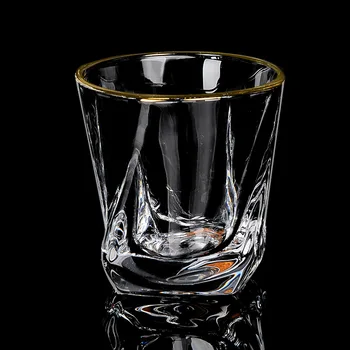 

Set of 2 top quality crystal whiskey wine glass for party club beer drinking glass cups 200829-02