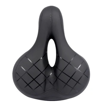 

SEWS-1Pcs Bicycle Seat Non-Slip Thicken Bicycle Saddle Works for Mountain Riding Exercise Bike Accessory