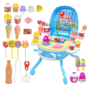 

Ice Cream Toy Pretend Play Toys Set Music Lighting Kids Girl Xmas Gift