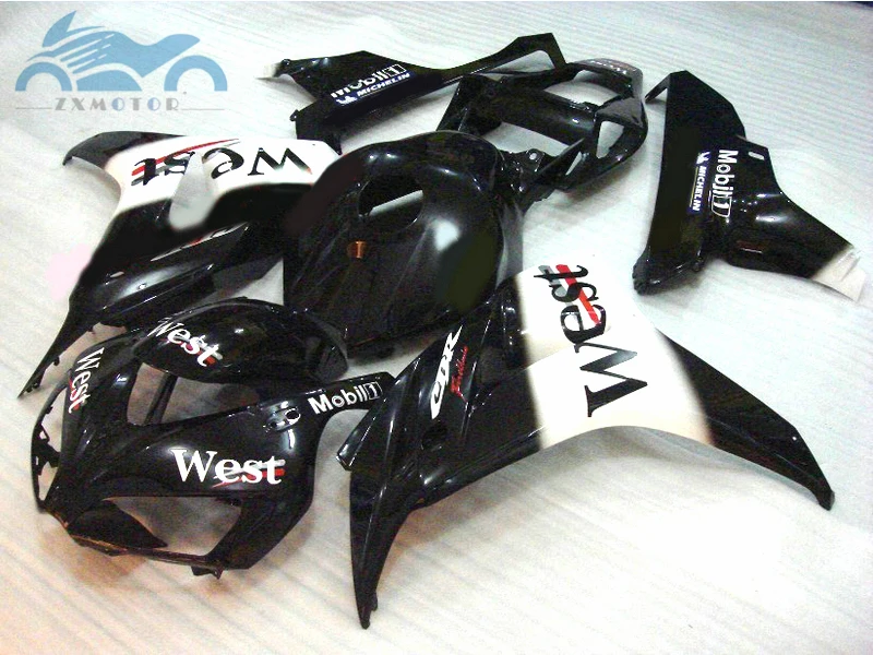 Обновите свой Комплект обтекателя впрыска, пригодный для Honda CBR 1000RR 2006 2007 CBR1000RR 06 07 ABS пластик обтекатель наборы черный белый XY03