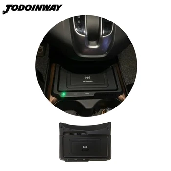 

Car mobile holder quick charge 3 phone holder lighter adapter wireless phone charger for Honda CRV 2018 2019 dual usb port