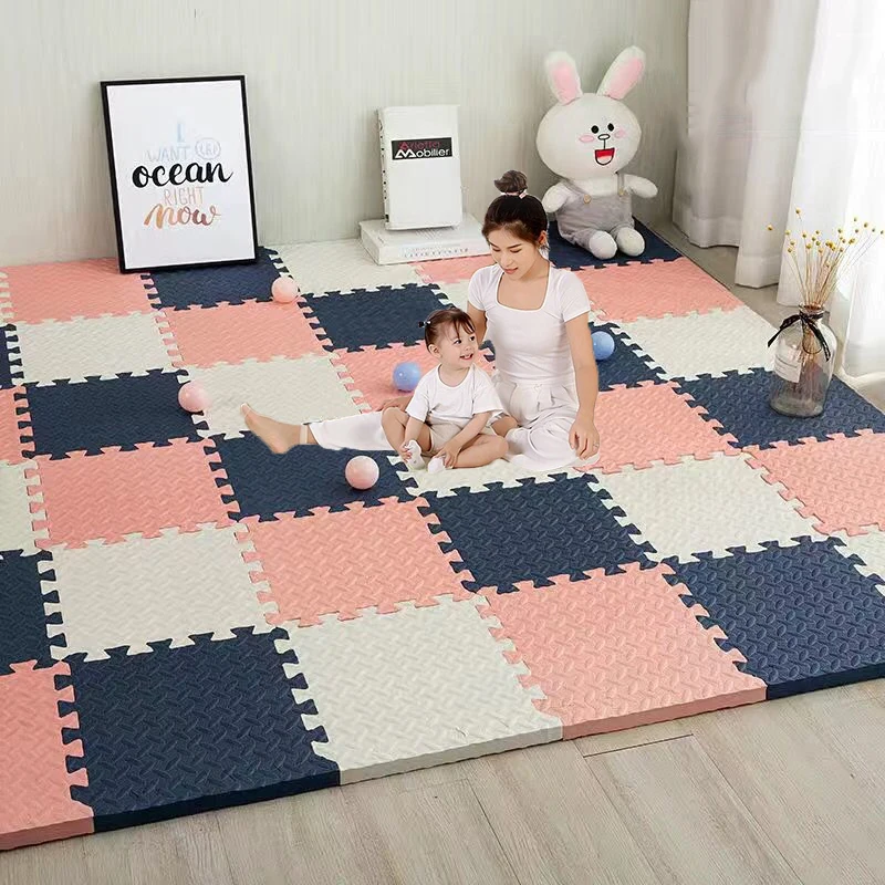 Tapis d'éveil,Tapis de jeu épais pour bébé tapis de sol souple