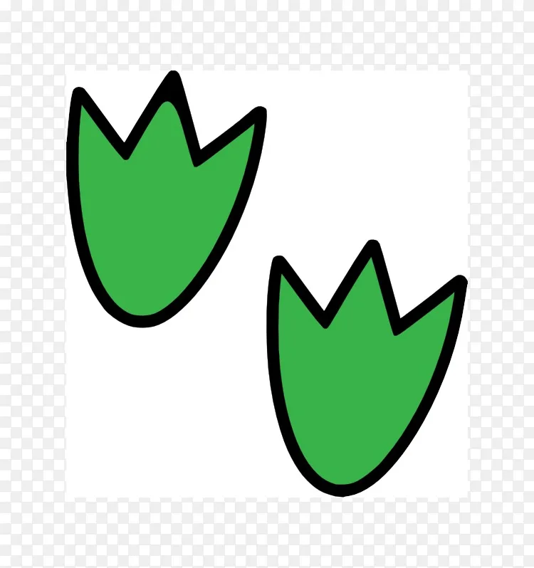 恐龙脚印预订暴龙剪贴画-青蛙脚印剪贴画png图片素材免费下载_图片编