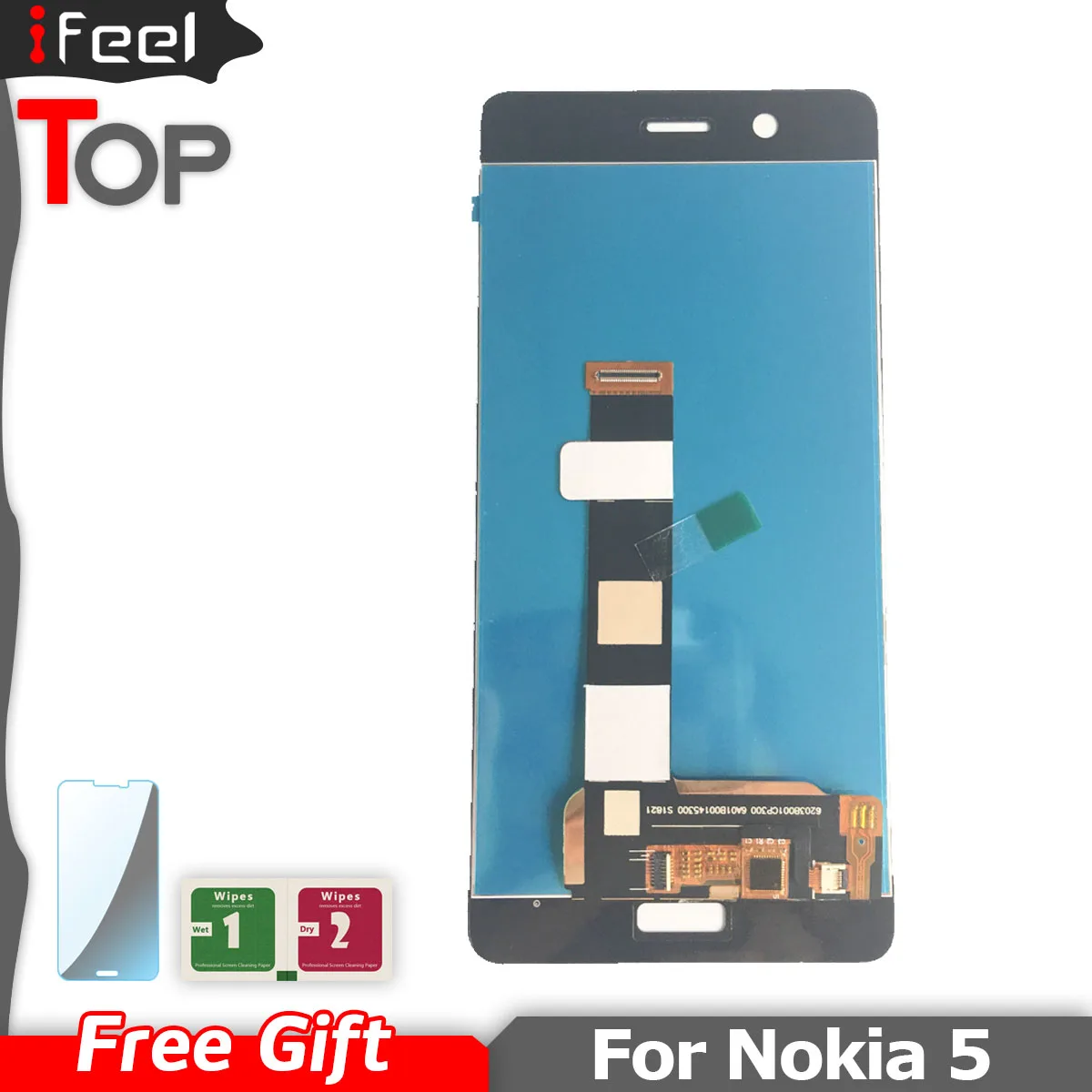 100% протестированный ЖК дисплей для Nokia 5 N5 TA 1008 1030 1053 с кодирующий преобразователь