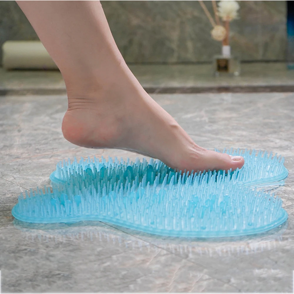 New Non-slip Bathroom Mat Safety Shower Bath Mat Plastic Colorful Point Bead Massage Pad Bathroom Carpet Bath Mat 30*32*25cm
