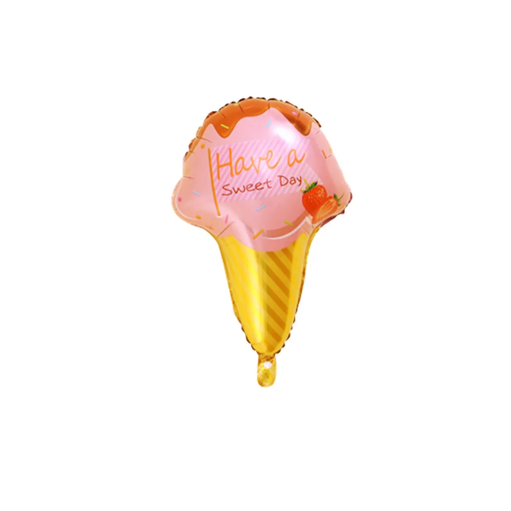 Lychee Life десерт еда в форме шариков фольгированный шарик, мультфильмы DIY Baby Shower Birhtday Свадебная вечеринка украшения - Color: 4