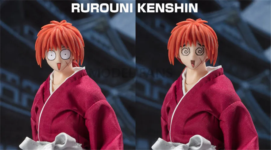 Модель фанатов DASIN аниме бродяга Кэнсин HIMURA KENSHIN ПВХ фигурка модель GT игрушка