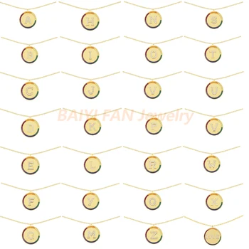 

2020 new Monac style diamond necklace Rainbow 26 letter adjustable necklace ladies fashion jewelry luxury romantic birthday gift