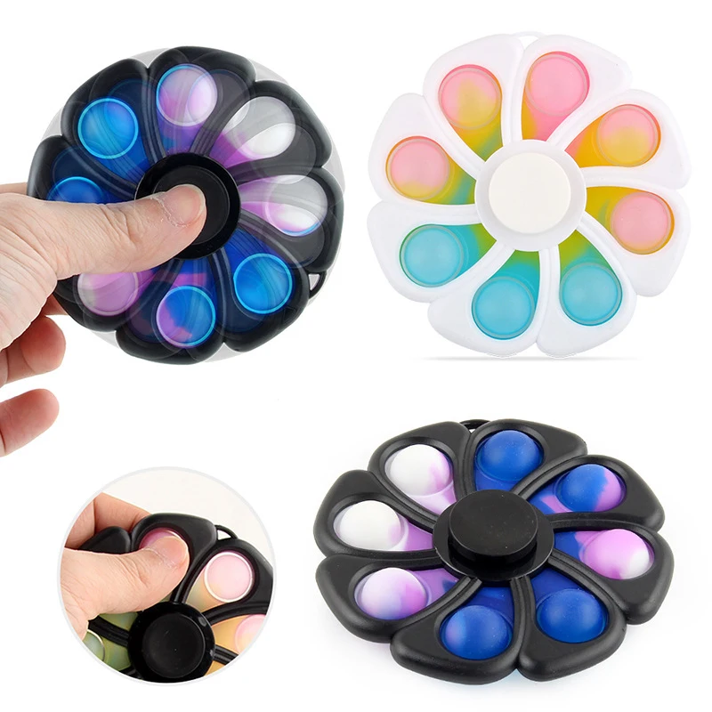 Fidget Toys Simple Dimple Squishies Stress Relief Hand Spinner New Kids Adults Early Educational Autism Need Squeeze | Игрушки и хобби