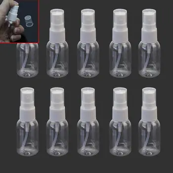 

10Pcs Portable Plastic 30ml Empty Spray Bottle Travel Plastic Perfume Atomizer Pump Bottles Mini Empty Cosmetic Makeup Container