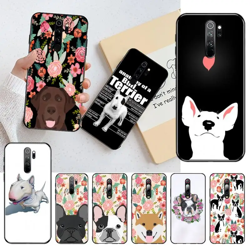 Чехол CUTEWANAN Bull Terrier с изображением щенков для Redmi Note 9 8 8T 8A 7 6 6A Go Pro Max K20 K30 Pro|Бамперы|