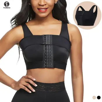 

YUMDO Women Vest Bras Women Underwear Corset Lady Chest Brace Support Belt Posture Back Shoulder Corrector Vest Body Shaper