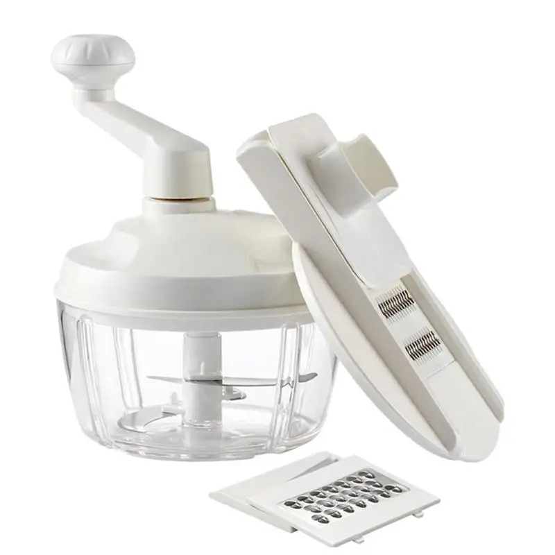 Portable Manual Meat Grinder Stainless Steel Fruit Vegetable Shredder Slicer Food Chopper Mincer Home Kitchen Appliances