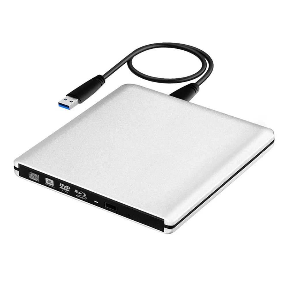 YiYaYo USB 3.0 Bluray Burner Write BD RW Disc CD/DVD-RW BD ROM Player External Optical Drive for Laptop Macbook iMac OS Windows