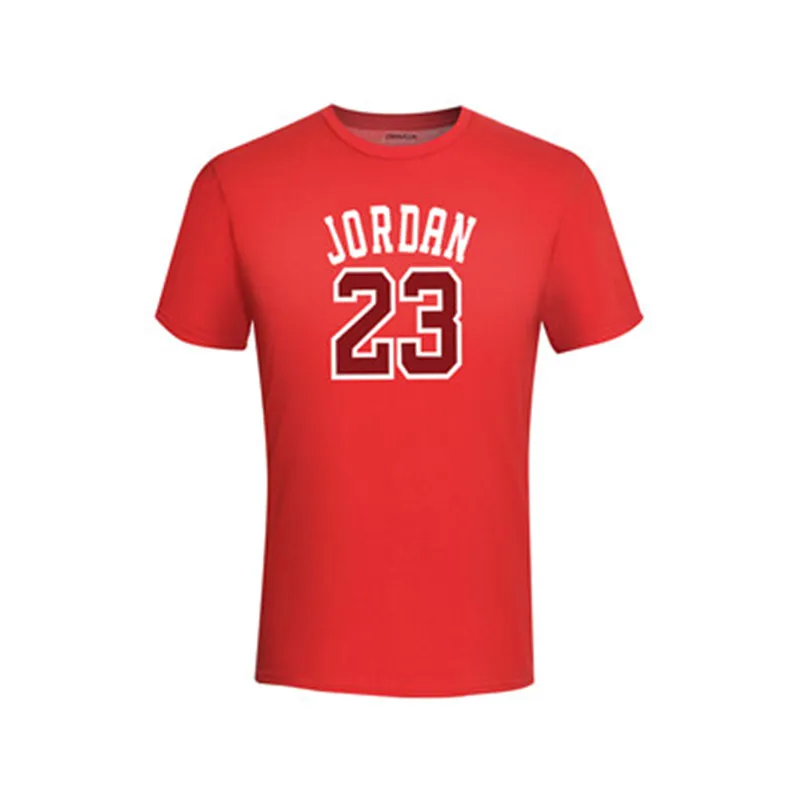 

2019 summer Hot Sale New Tee Jordan 23 Print Men Swag T-Shirt Top Quality 100%cotton round neck Hip Hop Short Sleeve T shirt Men