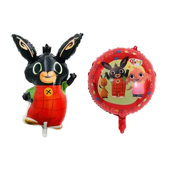 

1 PCS Bing Bunny Aluminum foil balloon Cartoons Animal balloon Birthday party Aluminum foil decoration Children's toy balloon