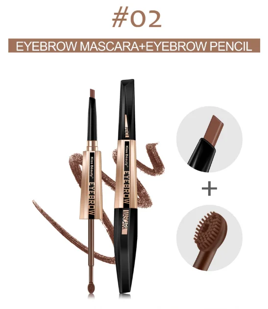 Kiss beauty водостойкий стойкий немаркировочный карандаш для бровей