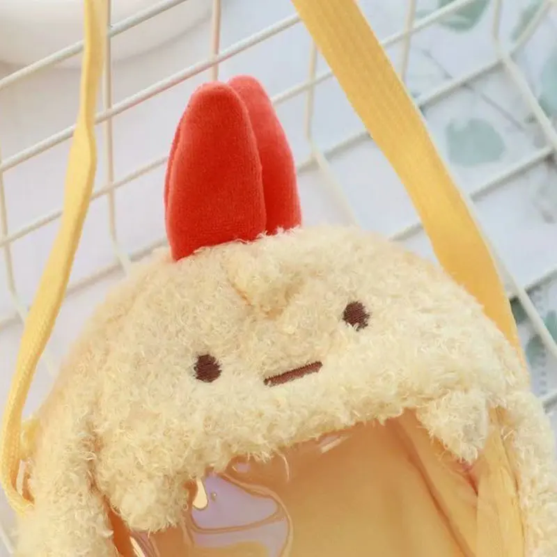 Polar Bear Mini Crossbody Bag Plush Cat Cartoon Animal Coin Case Baby Girl JapanPenguin Shrimp Snack Bag