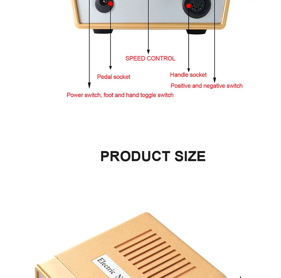 New Nail Drill Manicure Set 30000 RPM Electric Nail Drill Machine Drills Accessory Speed Control Pedicure Manicure Machine Tool