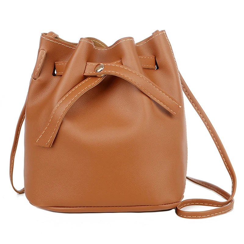 Bucket Bag Sling Bags Women Crossbody Female Fashion Storage Drawstring