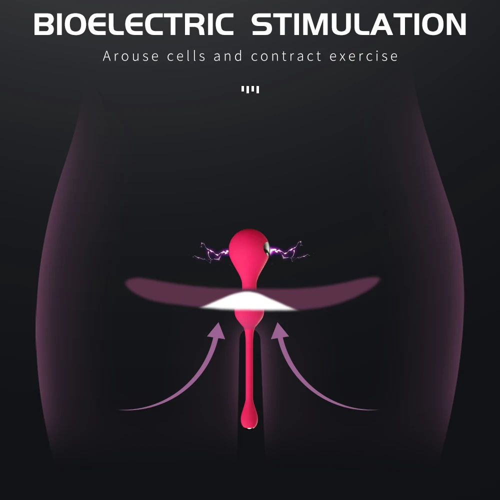 Kegel Pelvic Floor Muscle Trainer for Women Vaginal Shrinking Balls Vibrator Adults Female Intimate Sex Toy Pussy Massage Geisha 2