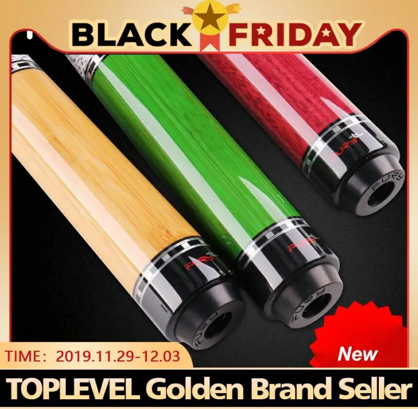 

New FURY NA Billiard Pool Cue Stick Kits American Nine Balls Billiards Cue Black Eight Rare Wood Inlay Handle 3 Colors 2019