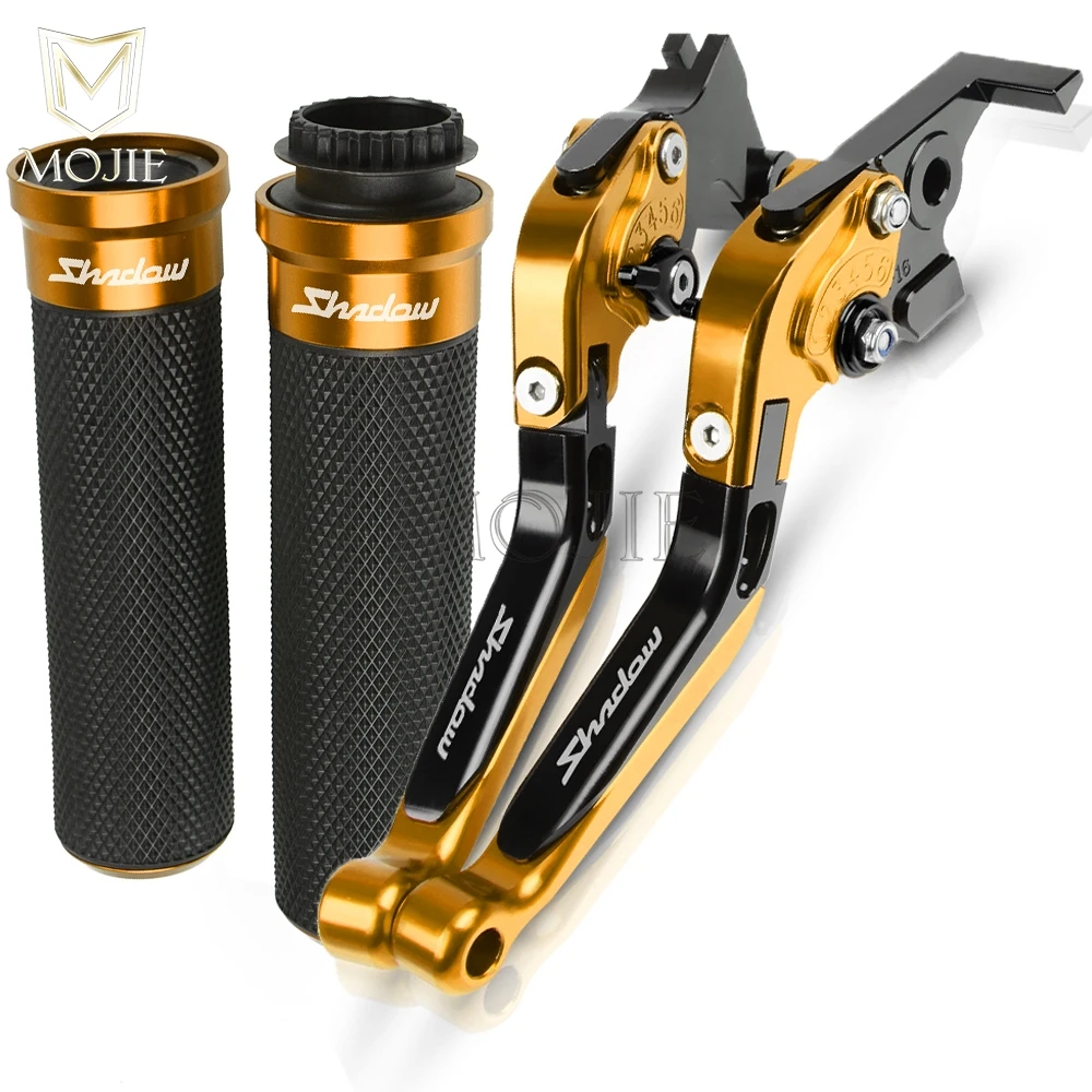 Gold Для Honda Black Spirit- аксессуары для мотоциклов CNC Складные Выдвижные Тормозные Рычаги сцепления рукоятки - Цвет: Gold