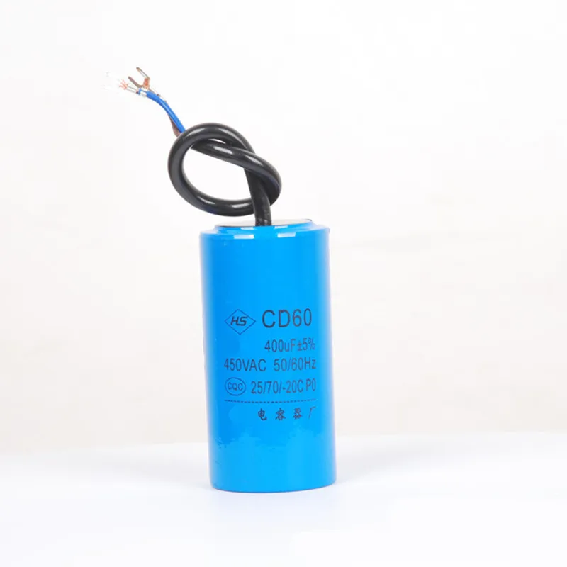 Water pump startup capacitor Motor Capacitor Start Capacitor CD60 250VAC 100uF/150uF/200uF/250uF/300uF/400uF/500uF