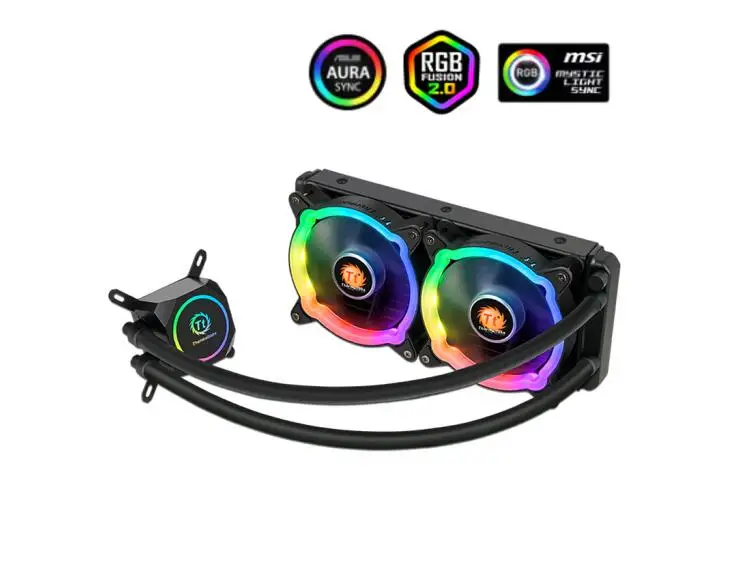 Best Price Thermaltake Ice Dragon 240 Sync RGB Water Cooling Radiator (Motherboard Synchronization / Copper Water Cooler / Multi-platform)